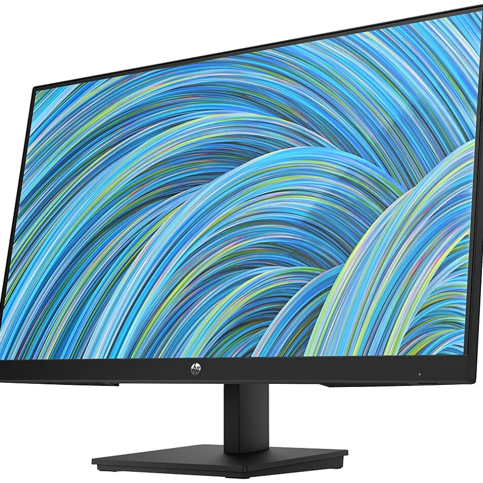 HP V24v G5 23.8" Widescreen LCD Monitor, Black (65P62AA)* Flat Monitors