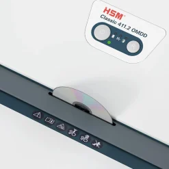 HSM Classic 411.2 OMDD Cross-Cut Multi-Media Shredder (1570173)* Shredders & Accessories