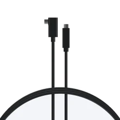 Usb Cables<HTC USB-C 16' Type-C Data Transfer Cable, Male to Male, Black (99H1224800)