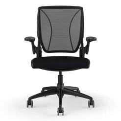 Hot Diffrient World Ergonomic Fabric/Mesh Swivel Task Chair, Black (W11BM10CF10SHNSC) Office Chairs