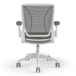 Discount Diffrient World Ergonomic Mesh Swivel Task Chair, White/Black (W11BN10N10SHNSC) Office Chairs