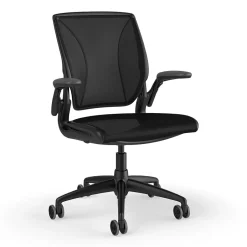 Online Diffrient World Ergonomic Mesh Swivel Task Chair, Black (W11BJ10J10SHNSC) Office Chairs