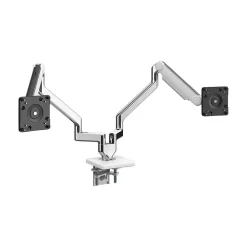 Humanscale Dual Monitor Arm, Polished Aluminum (X22DBW)* Monitor Mounts & Stands