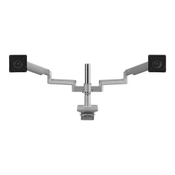 Humanscale Dual Monitor Arm, Silver (X22TBS)* Ergonomic Monitor & Laptop Stands