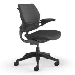 Freedom Ergonomic Fabric Swivel Task Chair, Gray (F111GFT12XFSHNSC) Office Chairs