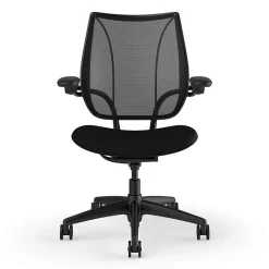 New Liberty Ergonomic Fabric Swivel Task Chair, Black (L113BM10FT10XFSHNSC) Office Chairs