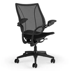 New Liberty Ergonomic Fabric Swivel Task Chair, Black (L113BM10FT10XFSHNSC) Office Chairs