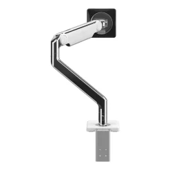 Humanscale M2.1 Adjustable Single Monitor Arm, Polished Aluminum (M21TBW)* Ergonomic Monitor & Laptop Stands