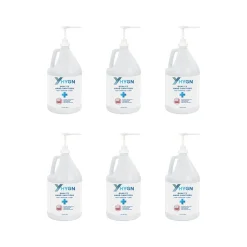 HYGN Gel Hand Sanitizer, 128 Oz., 6/Carton (HG1GALLN-CT)
