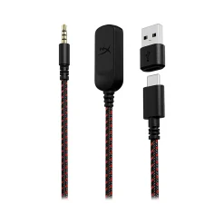 HyperX Cloud III Noise Canceling Stereo Gaming Headset, USB, 3.5mm, Black/Red (727A9AA)* Gaming Headsets