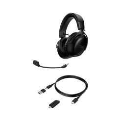HyperX Cloud III Wireless Noise Canceling Stereo Gaming Headset, USB Type-C, Black (77Z45AA)* Gaming Headsets
