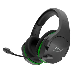 HyperX Cloudx Stinger Core Wireless Noise Canceling Stereo Gaming Over-the-Ear Headset, Black/Green (4P5J0AA)* Gaming Headsets