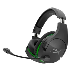 HyperX Cloudx Stinger Core Wireless Noise Canceling Stereo Gaming Over-the-Ear Headset, Black/Green (4P5J0AA)* Gaming Headsets