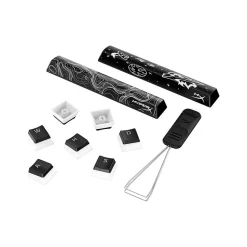 HyperX Pudding Keycaps 2 Full Key Set, Black (7G8K1AA)* Keyboards