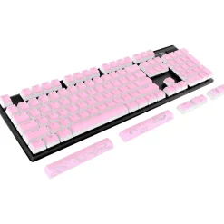 HyperX Pudding Keycaps 2 Full Key Set, Pink (7G8K3AA)* Keyboards