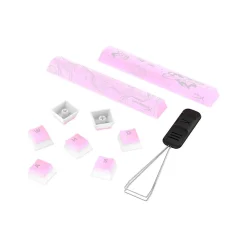 HyperX Pudding Keycaps 2 Full Key Set, Pink (7G8K3AA)* Keyboards