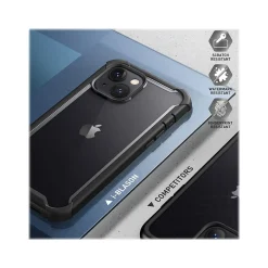 Cell Phone Cases<i-Blason Ares Black Snap Case for iPhone 13 (iPhone2021-6.1-Ares-SP-Black)