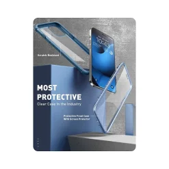 Cell Phone Cases<i-Blason Ares Blue Case for iPhone 14 Pro Max (iPhone2022Pro-6.7-Ares-SP-Azure)