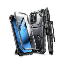 Cell Phone Cases<i-Blason Armorbox Black Rugged Case for iPhone 14 Pro (iPhone2022Pro-6.1-Armorbox-SP-Black)