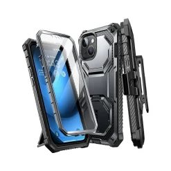 Cell Phone Cases<i-Blason Armorbox Black Rugged Case for iPhone 14 (iPhone2021/22-6.1-Armorbox-SP-Black)