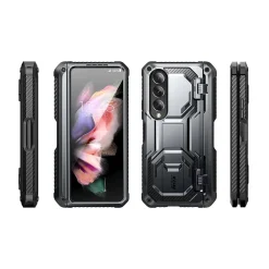 Cell Phone Cases<i-Blason Armorbox Black Rugged Case for Samsung Galaxy Z Fold4 (Galaxy2022-ZFold4-5G-Armorbox-SP-Black)