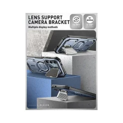 Cell Phone Cases<i-Blason ArmorBox MagSafe Rugged Case for Samsung Galaxy S24, Shock Absorbing, Metallic Blue (GS24ABSPTT)