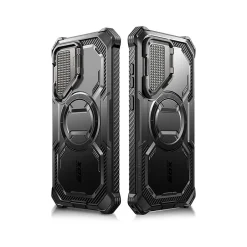 Cell Phone Cases<i-Blason ArmorBox MagSafe Rugged Case for Samsung Galaxy S24, Shock Absorbing, Black (GS24ABSPBK)