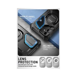 Cell Phone Cases<i-Blason ArmorBox MagSafe Rugged Case for Samsung Galaxy S24, Shock Absorbing, Black (GS24ABSPBK)