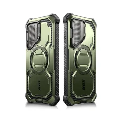 Cell Phone Cases<i-Blason ArmorBox MagSafe Rugged Case for Samsung Galaxy S24, Shock Absorbing, Dark Green (GS24ABSPGN)