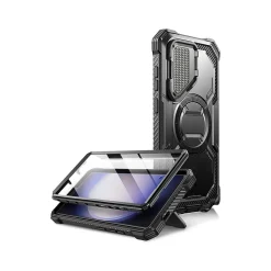 Cell Phone Cases<i-Blason Armorbox MagSafe Rugged Case for Samsung Galaxy S24 Ultra, Shock-Absorbing, Black