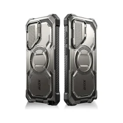 Cell Phone Cases<i-Blason Armorbox MagSafe Rugged Case for Samsung Galaxy S24 Ultra, Shock-Absorbing, Titan Gray