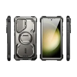 Cell Phone Cases<i-Blason Armorbox MagSafe Rugged Case for Samsung Galaxy S24 Ultra, Shock-Absorbing, Titan Gray