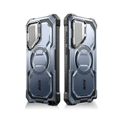 Cell Phone Cases<i-Blason ArmorBox MagSafe Rugged Case for Samsung Galaxy S24 Ultra, Metallic Blue (GS24UABSTT)