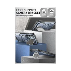 Cell Phone Cases<i-Blason ArmorBox MagSafe Rugged Case for Samsung Galaxy S24 Ultra, Metallic Blue (GS24UABSTT)