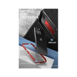 Cell Phone Cases<i-Blason ArmorBox Metallic Red Rugged Case for iPhone 14 Pro (iPhone2022Pro-6.1-Armorbox-SP-Ruddy)