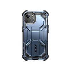 Cell Phone Cases<i-Blason Armorbox Metallic Blue Rugged Case for iPhone 14 (iPhone2021/22-6.1-Armorbox-SP-Tilt)