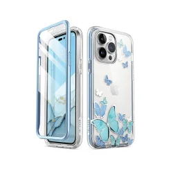 Cell Phone Cases<i-Blason Cosmo Bluefly Case for iPhone 14 Pro Max (iPhone2022Pro-6.7-Cosmo-SP-Bluefly)