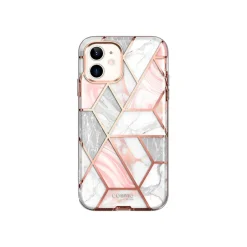Cell Phone Cases<i-Blason Cosmo MagSafe Rugged Case for iPhone 12, Marble Pink (iPhone2020-6.1-Cosmo-SP-Marble)