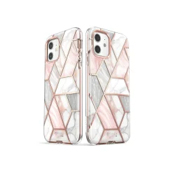 Cell Phone Cases<i-Blason Cosmo MagSafe Rugged Case for iPhone 12, Marble Pink (iPhone2020-6.1-Cosmo-SP-Marble)