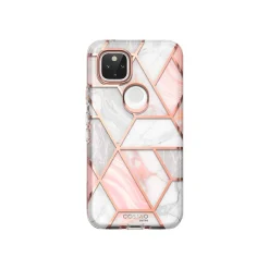 Cell Phone Cases<i-Blason Cosmo Marble Pink Case for Google Pixel 5 (GooglePixel5-Cosmo-SP-Marble)