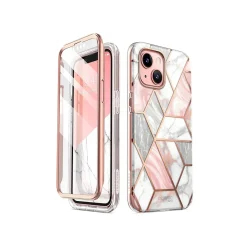 Cell Phone Cases<i-Blason Cosmo Marble Pink Snap Case for iPhone 13 (iPhone2021-6.1-Cosmo-SP-Marble)