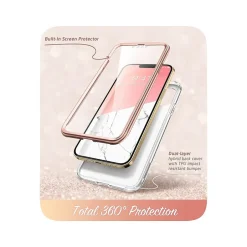 Cell Phone Cases<i-Blason Cosmo Marble Pink Snap Case for iPhone 13 Pro Max (iPhone2021-6.7-Cosmo-SP-Marble)