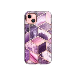 Cell Phone Cases<i-Blason Cosmo Marble Purple Snap Case for iPhone 13 (iPhone2021-6.1-Cosmo-SP-Ameth)
