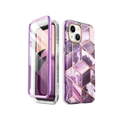 Cell Phone Cases<i-Blason Cosmo Marble Purple Snap Case for iPhone 13 (iPhone2021-6.1-Cosmo-SP-Ameth)