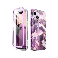 Cell Phone Cases<i-Blason Cosmo Marble Purple Case for iPhone 14 Plus (iPhone2022-6.7-Cosmo-SP-Ameth)