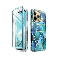 Cell Phone Cases<i-Blason Cosmo Ocean Blue Case for iPhone 14 Pro Max (iPhone2022Pro-6.7-Cosmo-SP-Ocean)