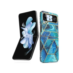 Cell Phone Cases<i-Blason Cosmo Ocean Blue Snap Case for Samsung Galaxy Z Flip4 (Galaxy2022-ZFlip4-5G-Cosmo-Ocean)
