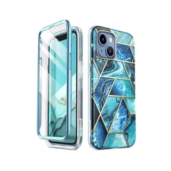 Cell Phone Cases<i-Blason Cosmo Ocean Blue Case for iPhone 14 Plus (iPhone2022-6.7-Cosmo-SP-Ocean)