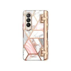 Cell Phone Cases<i-Blason Cosmo Pro Marble Pink Snap Case for Samsung Galaxy Z Fold4 (Galaxy2022-ZFold4-5G-Cosmo-Pen-SP-Marble)
