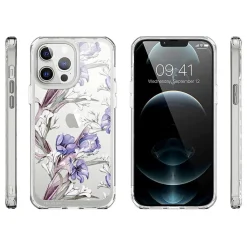 Cell Phone Cases<i-Blason Halo Bouquet Purple Snap Case for iPhone 13 Pro Max (iPhone2021-6.7-Halo-N)